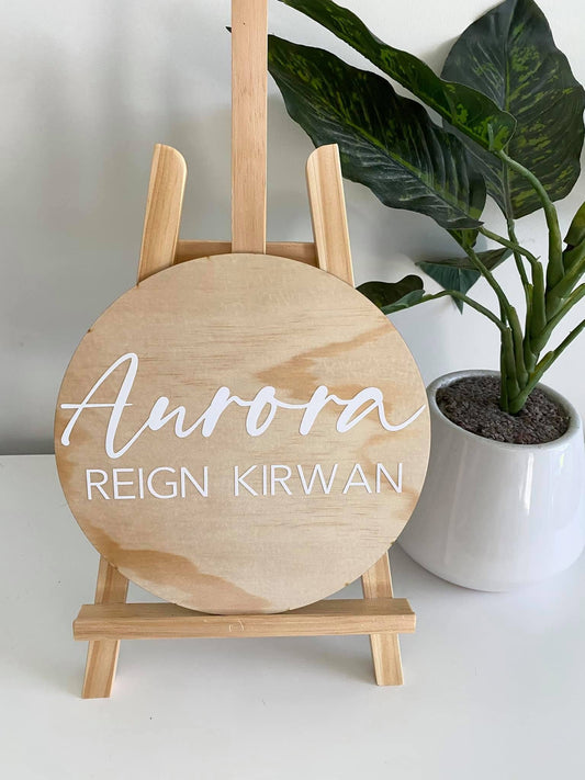 Standard name plaque