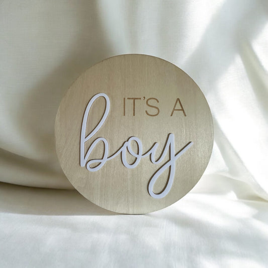 It’s a boy plaque